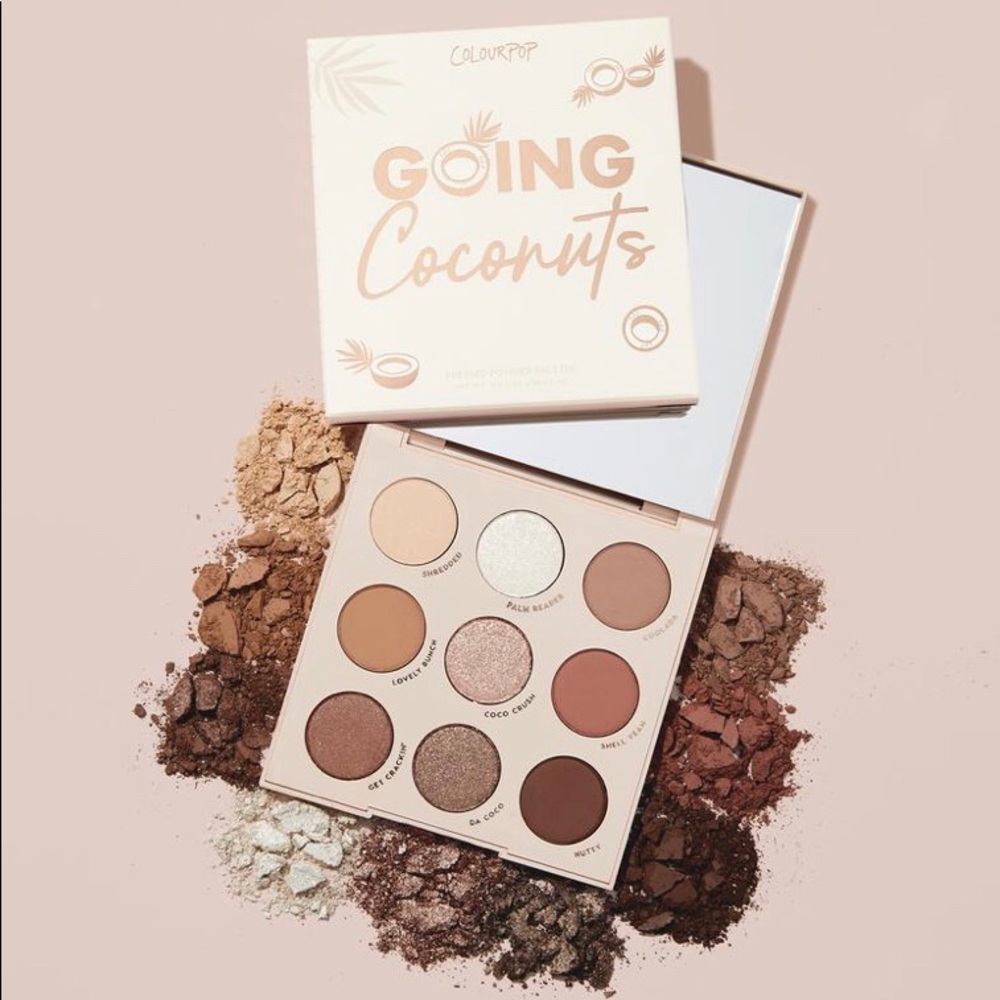 Colourpop “going coconuts” eyeshadow palette